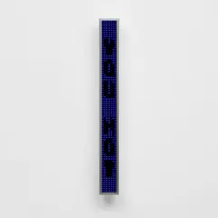 Blue Blue by Jenny Holzer, 2004, Electronic LED sign with blue diodes and anodized aluminium housing, sold Jan 2024