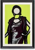 Maria (1) (C. 158) by Julian Opie, 2011, Inkjet print in colours, on Epson Premium Semigloss Photo paper dry-mounted to aluminium (as issued), the full sheet, offered Jan 2024