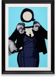 Maria (2) (C. 159) by Julian Opie, 2011, Inkjet print in colours, on Epson Premium Semigloss Photo paper dry-mounted to aluminium (as issued), the full sheet, offered Jan 2024