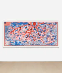 The American Dream by Grayson Perry, 2020, Etching in colours from three plates, printed on one sheet of BFK Rives paper, with full margins, sold Jan 2024