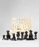 Kaws, Bronze Figures, 2022, The complete set of 12 bronze figures, all contained in the original wooden presentation boxes