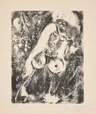 Marc Chagall, La conversation (The Conversation) (M. 305), 1961, Lithograph, on wove paper, with full margins