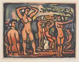 Georges Rouault, Automne (Autumn) (C. & R. 288), 1930, Aquatint in colours, on laid Montval paper, with full margins