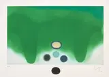 Victor Pasmore, Green Darkness (L. G44), 1986, Etching and aquatint in colours, on Fabriano paper, with full margins