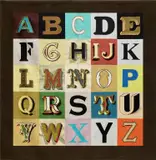 Peter Blake, Alphabet, from Banners of Persuasion