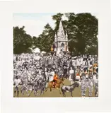 Peter Blake, Regent's Park - The Runaway Donkeys, from The London Suite, 2012, Screenprint in colours, on Somerset paper, with full margins