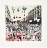 Peter Blake, Regent Street - Dancing, from The London Suite, 2012, Screenprint in colours, on Somerset paper, with full margins