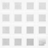 Sol LeWitt, Lines of One Inch in Four Directions and All Combinations (K. 1971.16), 1971, The complete portfolio of 16 lithographs, on Magnani paper, with full margins, the sheets loose (as issued), all contained in the original cardboard portfolio printed with the artist's name