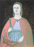 Saint Apollonia (F. & S. 331) by Andy Warhol, 1984, Screenprint in colours, on Essex Offset Kid Finish paper, the full sheet, sold Jan 2024