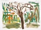 Günther Förg, Untitled, 1998, Monotype in colours, on wove paper, with full margins