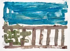Untitled by Günther Förg, 1998, Monotype in colours, on wove paper, with full margins, sold Jan 2024