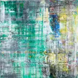 Cage 6 (P19-6) by Gerhard Richter, Giclée print in colours, flush-mounted to aluminium with metal strainer on the reverse (as issued), sold Jan 2024
