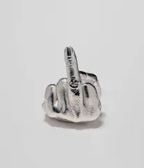 Artist's Hand by Ai Weiwei, 2017, Cast urethane resin multiple with electroplated rhodium, contained in the original cardboard presentation box, sold Jan 2024