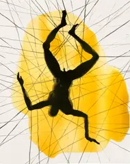 Antony Gormley, Free, from Save the Children ONE HUNDRED YEARS Print Portfolio, 2019, Lithograph with screenprinted glaze and hand-poured varnish, on Somerset paper, the full sheet