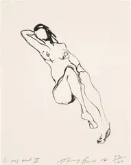 Tracey Emin, In My Mind II, 2014, Polymer-gravure etching, on wove paper, with full margins