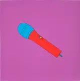 Michael Craig-Martin, Wireless Mic, from Objects Of Our Time, 2014, Screenprint in colours, on Somerset Satin paper, the full sheet