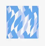 Bridget Riley, Two Blues (S. 52, T & G. 52), 2003, Screenprint in colours, on wove paper, with full margins