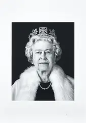 Chris Levine, Equanimity (Crystal Edition), 2004/2020, Giclée print with hand-applied Swarovski crystals, on wove paper, with full margins