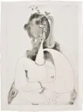 George Condo, More Sketches of Spain - for Miles Davis: one plate, 1991, Etching and aquatint, on Guarro paper, with full margins