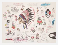 Wes Lang, Grateful Dead, 2016, Archival pigment print in colours, on Classic Crest paper, with full margins