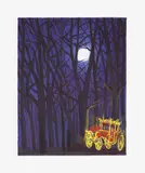 Karen Kilimnik, The Royal Lady Red Riding Hood, 2007, Giclée print in colours with hand-applied glitter, on Somerset paper, with full margins