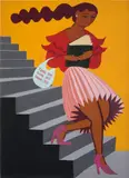 Grace Weaver, Novella, 2020, Giclée print in colours with unique hand-colouring in gouache, on wove paper, the full sheet