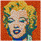 Invader, Rubik Shot Red Marilyn, from Rubikcubism (NVDR1-4)