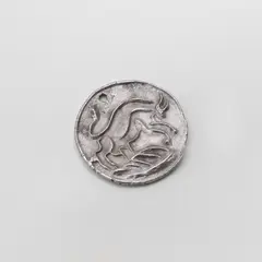 Taureau attaquant (Attacking Bull) (see A.R. 94) by Pablo Picasso, 1949, Silver medallion, sold Jun 2024