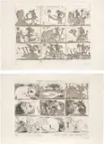 Pablo Picasso, Sueño y mentira de Franco (The Dream and Lie of Franco) (Bl. 297-298, Ba. 615-616, C. Bks. 28), 1937, The complete set of two etching and aquatints, on Montval laid paper, with full margins