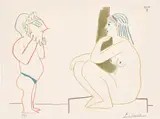 Verve 29-30: one plate by Pablo Picasso, 1954, Lithograph in colours, on wove paper, with margins, sold Jun 2024