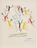 La ronde de la jeunesse (The Round of Youth) by Pablo Picasso, 1961, Lithograph in colours, on Arches paper, with full margins, sold Jun 2024