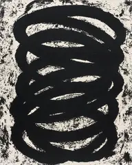 Richard Serra, Finally Finished III (G. 3563), 2018, Monumental etching in black, on Fuji Kozo paper, the full sheet