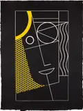 Roy Lichtenstein, Modern Head #2, from Modern Head Series (G. 243, C. 92)