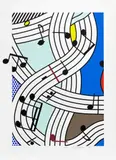 Roy Lichtenstein, Composition I (G. 1668, C. 297), 1996, Screenprint in colours, on Lanaquarelle Watercolor paper, with full margins