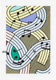 Roy Lichtenstein, Composition III (G. 1679, C. 299), 1996, Screenprint in colours, on Lanaquarelle Watercolor paper, with full margins