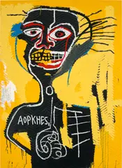 Jean-Michel Basquiat, Cabeza, from Portfolio II, 1982/2004, Screenprint in colours, on Saunders Hot Press watercolour paper, the full sheet