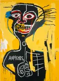 Jean-Michel Basquiat, Cabeza, from Portfolio II, 1982/2004, Screenprint in colours, on Saunders Hot Press watercolour paper, the full sheet