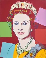 Andy Warhol, Queen Elizabeth II of the United Kingdom, from Reigning Queens (F. & S. 334), 1985, Screenprint in colours, on Lenox Museum Board, the full sheet