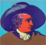 Goethe (see F. & S. 270-273) by Andy Warhol, 1982, Unique screenprint in colours, on Lenox Museum Board, the full sheet, sold Jun 2024