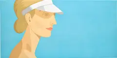 White Visor (S. 381) by Alex Katz, 2003, Aquatint in colours, on Somerset Velvet paper, the full sheet, sold Jun 2024