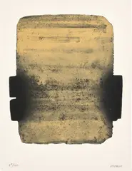 Pierre Soulages, Eau-forte XXIX (Etching XXIX) (E. & M. 31), 1974, Etching in colours, on Arches paper, with full margins