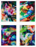 Thomas Ruff, Substrates (S. 116-119), 2003, The complete set of four digital prints (Ditone) in colours, flush-mounted to aluminium board (as issued)