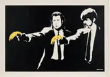 Pulp Fiction by Banksy, 2004, Screenprint in colours, on wove paper, with full margins, sold Jun 2024