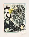 Marc Chagall, L’oiseau-peintre (The Painter Bird) (M. 473), 1967, Lithograph in colours, on Arches paper, with full margins