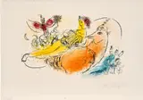 Marc Chagall, L'accordéoniste (The Accordionist) (M. 204), 1957, Lithograph in colours, on BFK Rives paper, with full margins