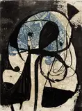 Joan Miró, La commedia dell'arte VIII (D. 1113), 1979, Etching and aquatint in colours, on Arches paper, the full sheet