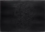 Alberto Burri, Cretto Nero F, 1971, Etching and aquatint with embossing, on Fabriano card, the full sheet