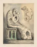 Henry Moore, Seated Mother and Child (C. 588)