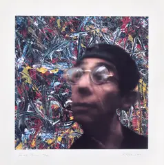 Richard Hamilton, Derek Jarman (L. 181), 1996-97, Pigment transfer print in colours, on JPP mould-made paper, with full margins