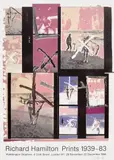 Richard Hamilton, Richard Hamilton Prints 1939-83 (Exhibition poster), 1984, Offset lithograph in colours, on light smooth wove paper, the full sheet